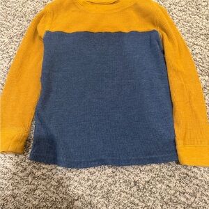 Cat & Jack Long Sleeve Shirt in Brown and Navy